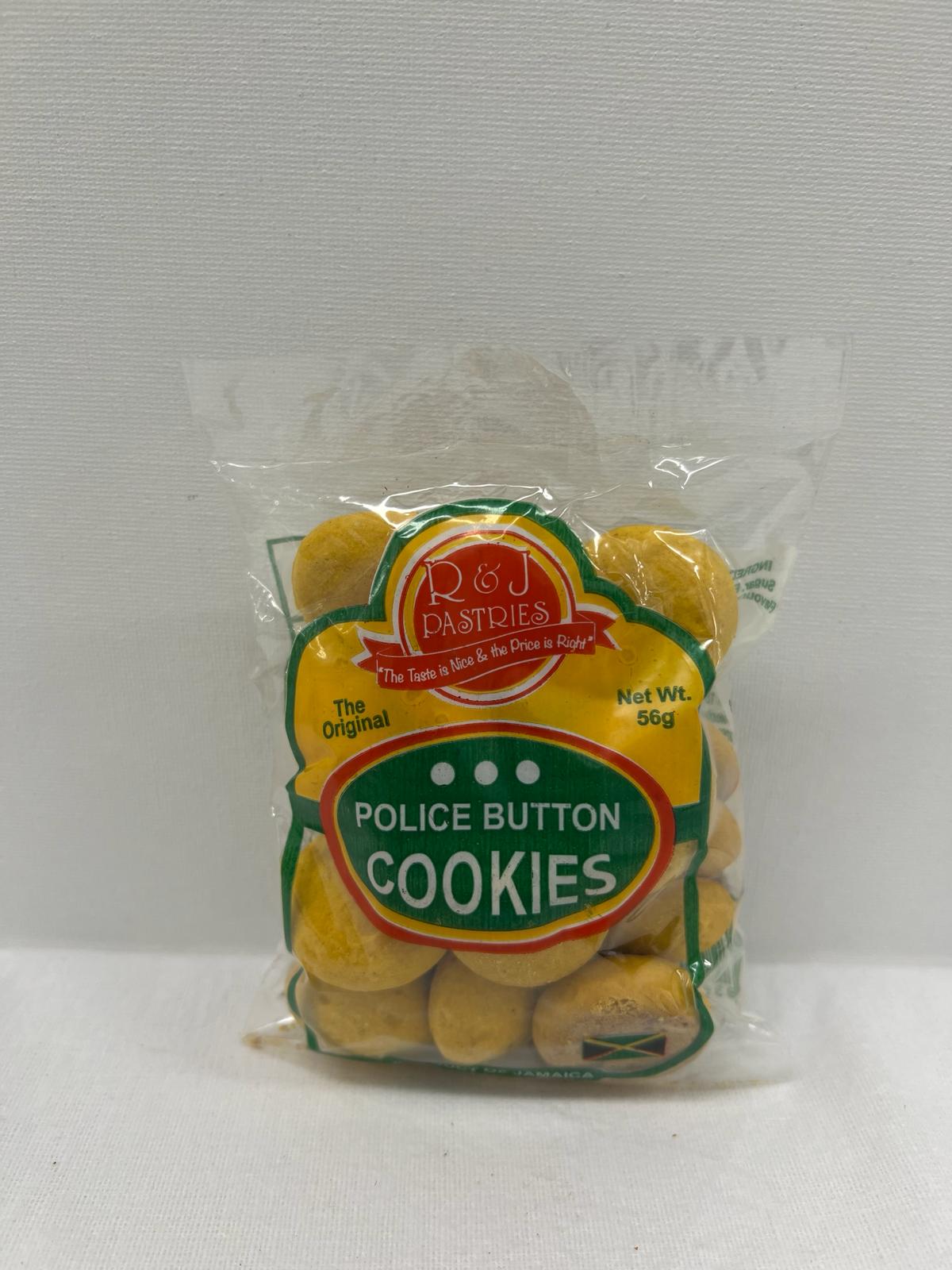 Police Button Cookies