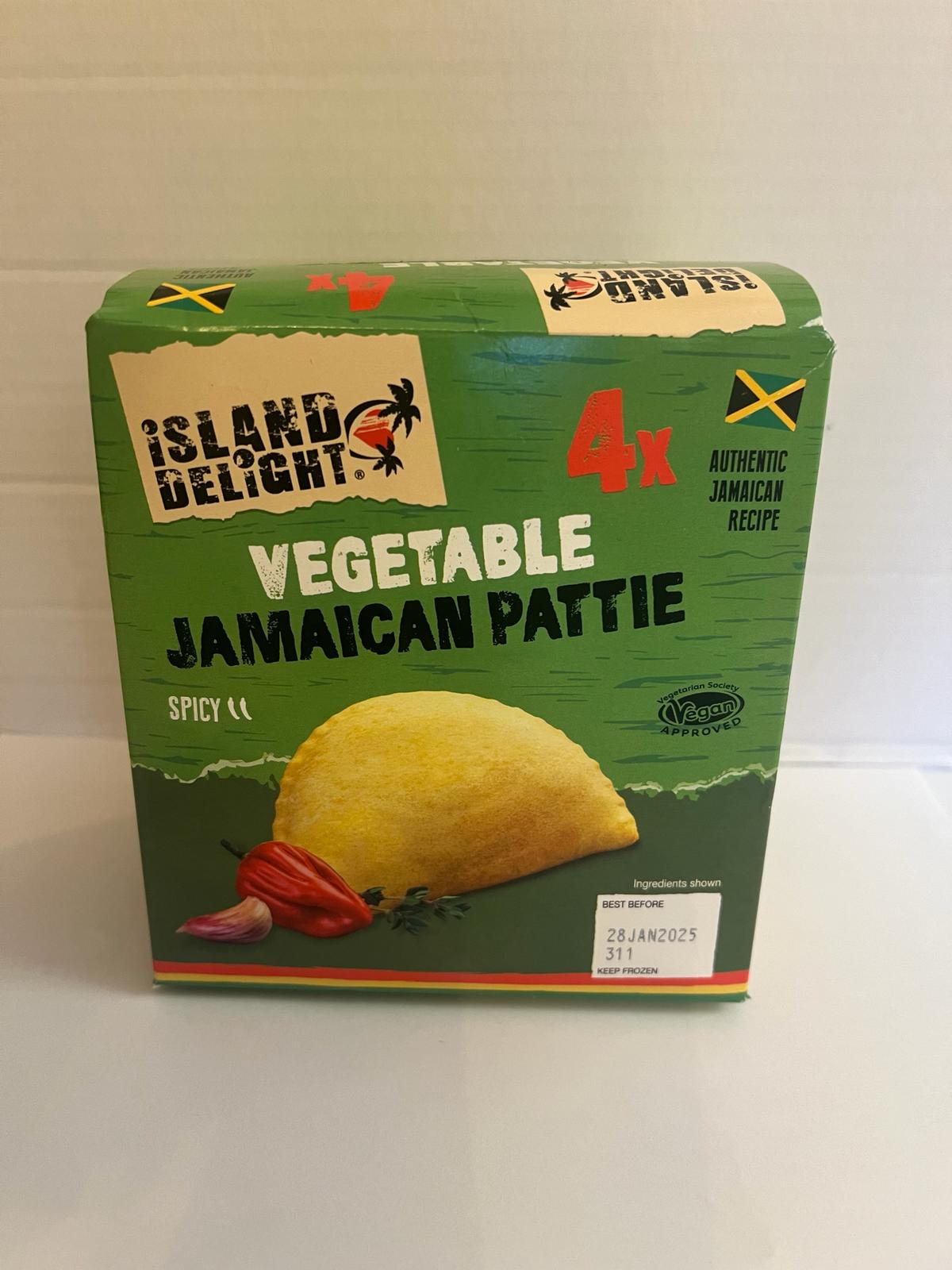 Jamaican Vegetable Pattie